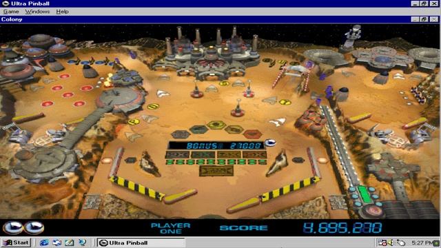 3-D Ultra Pinball (Dynamix, Inc, 1995) смотреть онлайн