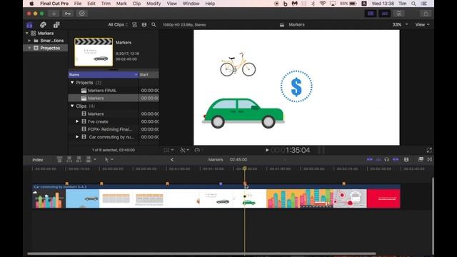 Final Cut Pro X Tutorial: Add chapters (markers) to a video смотреть онлайн