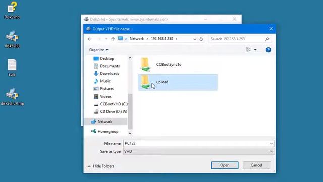 How to upload image from Windows 10 for CCBoot client. смотреть онлайн