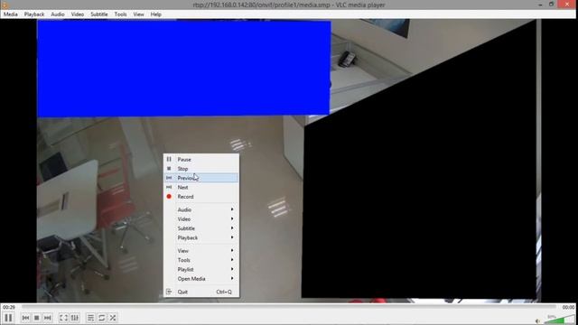 How to stream RTSP stream in VLC media player - Tutorial смотреть онлайн