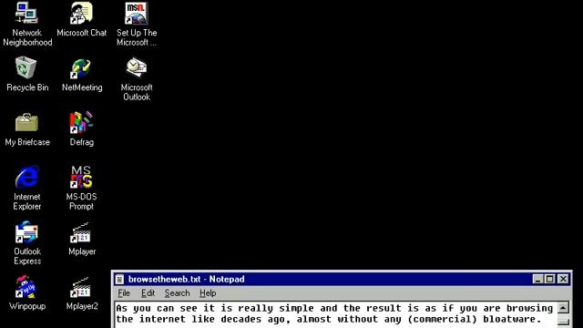 Browsing the Web with Windows 95 (or any old OS/browser) in 2023 смотреть онлайн