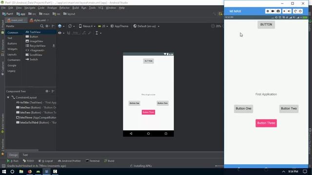 14 Change Theme And Set Indetermined Progress Bar смотреть онлайн