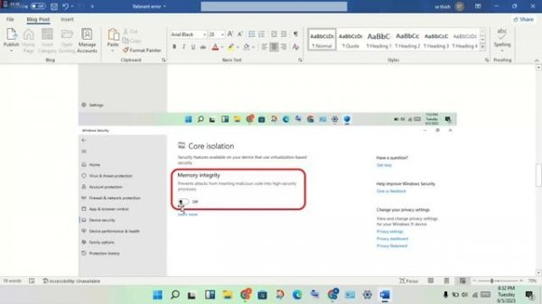 How To Fix Naraka Bladepoint Please Disable HVCI_KMCI