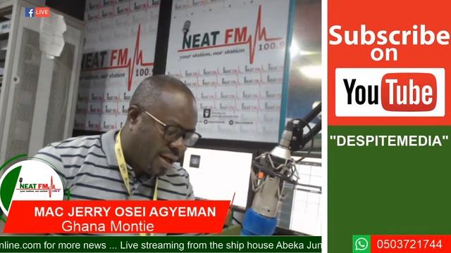 GHANA MONTIE with MAC-JERRY OSEI AGYEMAN on NEAT 100.9 FM (19/06/20) смотреть онлайн