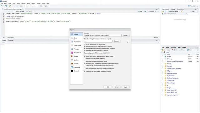 How to install R-ArcGIS Bridge from R studio смотреть онлайн