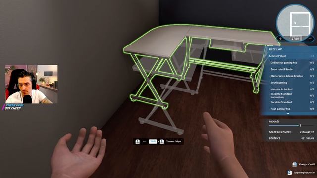 LE SETUP GAMING DE TONY sur HOUSE FLIPPER смотреть онлайн