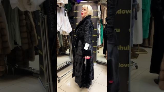 Комбинированная шубка Норка блэкглама+ каракульча смотреть онлайн