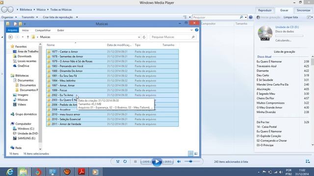 Como Gravar um CD de musicas no Windows media player смотреть онлайн