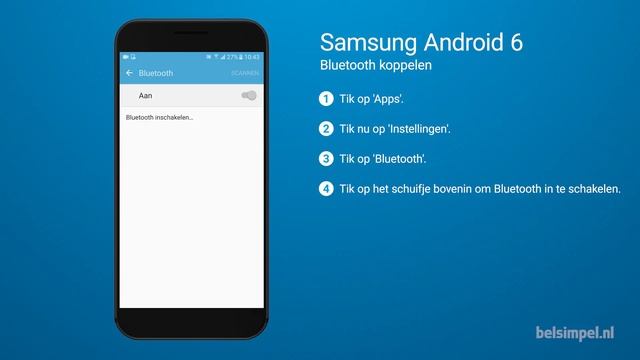 Tips & Tricks - Samsung smartphone: Bluetooth koppelen (Android 6) смотреть онлайн