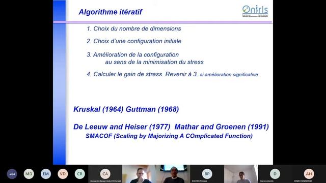 Philippe Courcoux (ONIRIS) - Les modèles de MDS classiques : concepts et principes смотреть онлайн
