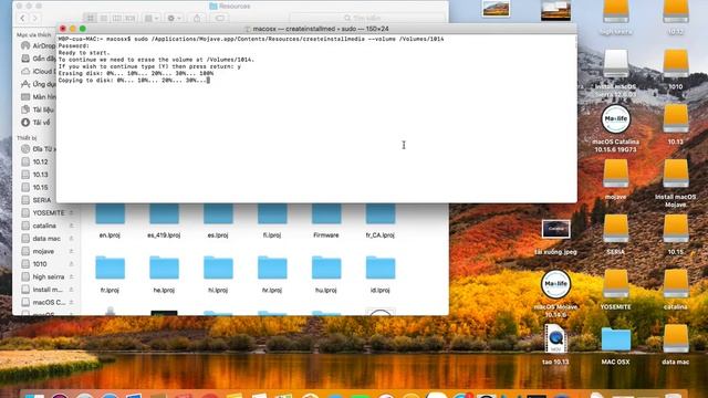 Tạo USB/BOX bộ cài MAC OSX 10.14 Mojave (NTĐ) смотреть онлайн