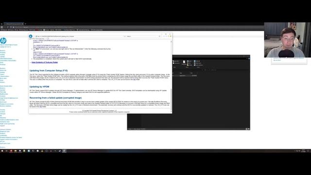 HP t730 BIOS Update смотреть онлайн