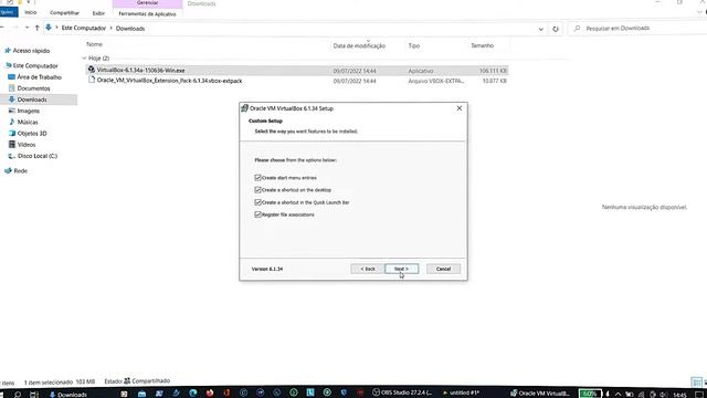 [VirtualBox Versão 6.1.34] - Como baixar e Instalar no Sistema Operacional Windows 7,8,10,11 - 2022 смотреть онлайн