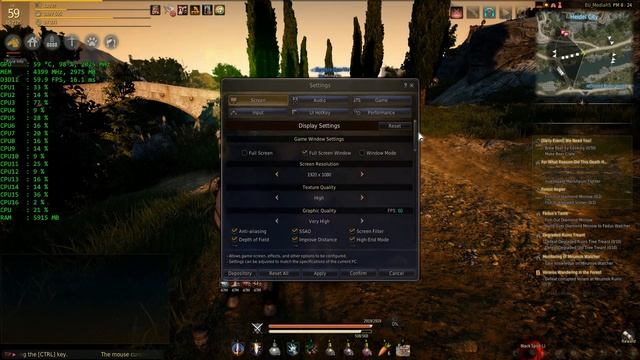 Ryzen 7 Black Desert Online framerate test Very high (max) смотреть онлайн