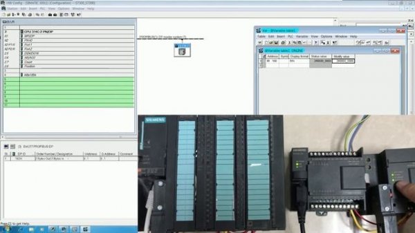Link data between PLC S7-300 with S7-200 via PROFIBUS-DP communication