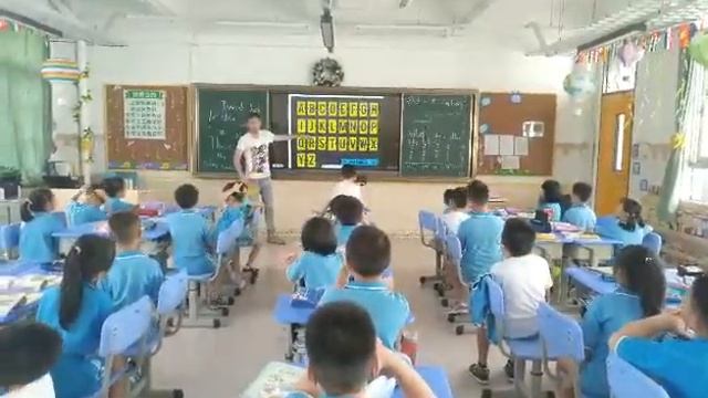 English Lesson Example. China, Guangdong Province. Пример урока английского языка. Китай