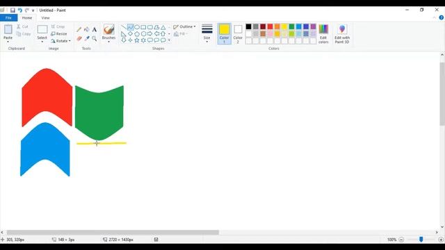How to draw Windows xp logo in pc II Piash Drawing II Windows xp смотреть онлайн