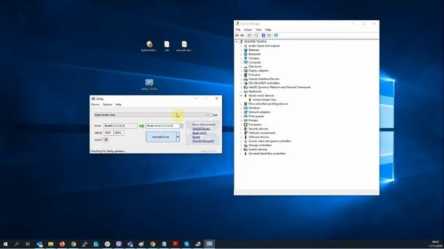 Windows driver update using Zadig SW смотреть онлайн