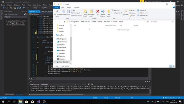 C# Basit Ajanda Yapımı (Windows Form) смотреть онлайн