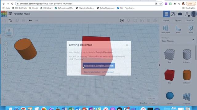 Uploading TinkerCad Files to Google Classroom смотреть онлайн