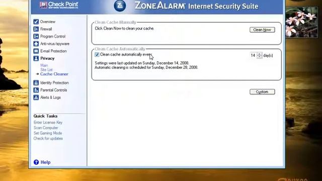 Cleaning your cache with Zonealarm Internet Security Suite смотреть онлайн