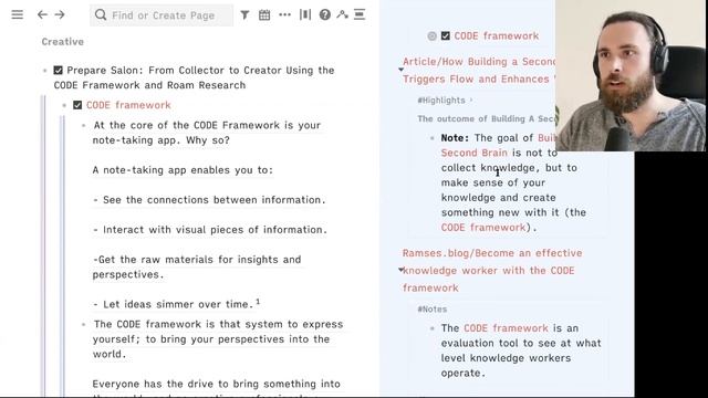 From Collector to Creator Using the CODE Framework and Roam Research смотреть онлайн