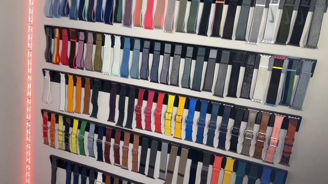 EPIC BAND WALL | How Many Official Apple Watch Bands In My Collection? + Storage System for Bands смотреть онлайн