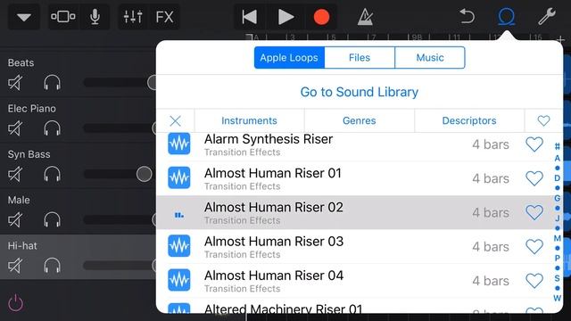 How to use the "FOLLOW TEMPO & PITCH" function in GarageBand iOS (iPad/iPhone) смотреть онлайн
