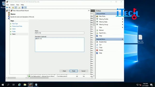 hMailServer - Part 3 - How to open Email ports in Windows Firewall | How to Add WAN IP in Hostile смотреть онлайн