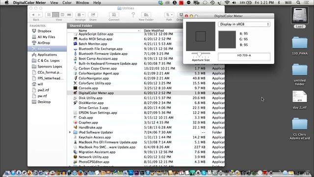 How to Use the Digital Color Meter Application on a Mac смотреть онлайн