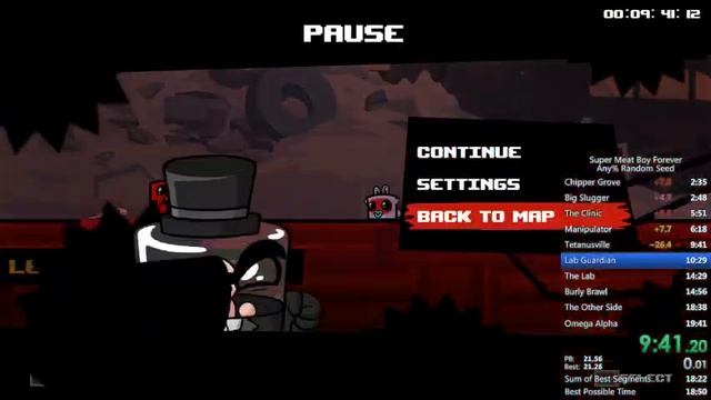Super Meat Boy Forever - Any% (Random Seed) in 19:11 смотреть онлайн