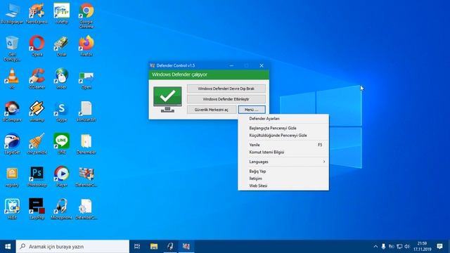 Bir tıkla windows defenderi kapatın смотреть онлайн