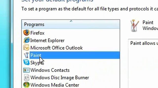 How to set your default programs to accept all defaults in Windows 7 смотреть онлайн