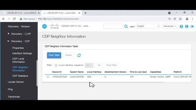 Performing IGMP Snooping Configuration On A CBS Switch