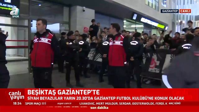 Beşiktaş Kafilesi Gaziantep'te Coşkuyla Karşılandı! / A Spor / Maç Günü / 10.03.2024 смотреть онлайн