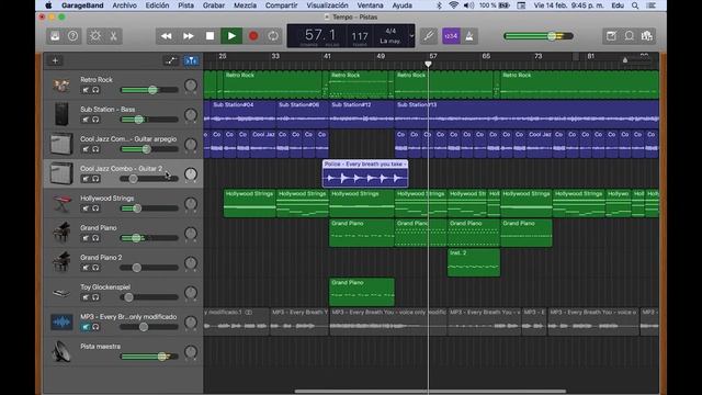 Every breath you take - The Police - voz original (Cover/Remake, Garageband) смотреть онлайн
