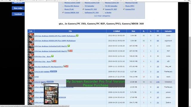 menu gta 4 arenaBG смотреть онлайн