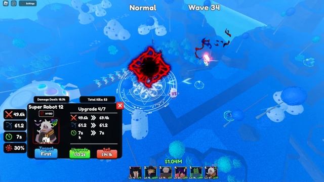 รีวิว Super Robot 12 (Android 21) Roblox : Anime Last Stand смотреть онлайн