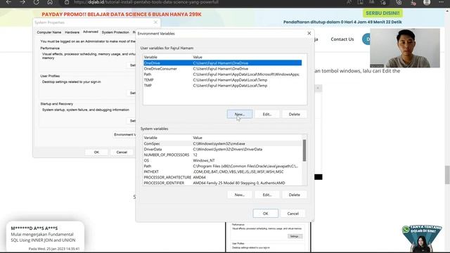 Tutorial Install Pentaho Data Integration di windows 11 смотреть онлайн