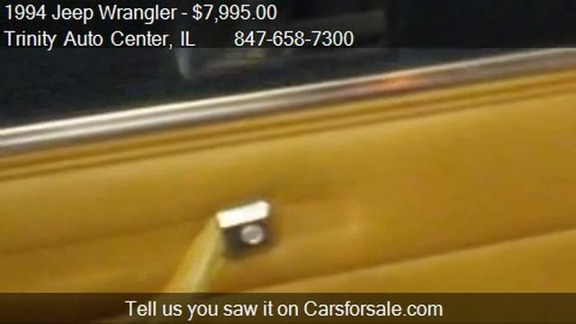 1994 Jeep Wrangler Sahara - for sale in Guaranteed Finance A смотреть онлайн