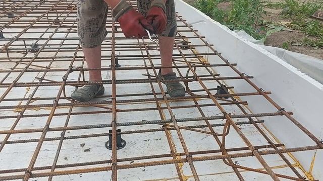 *Строительство фундаментной плиты 6×10×250 УШП* смотреть онлайн