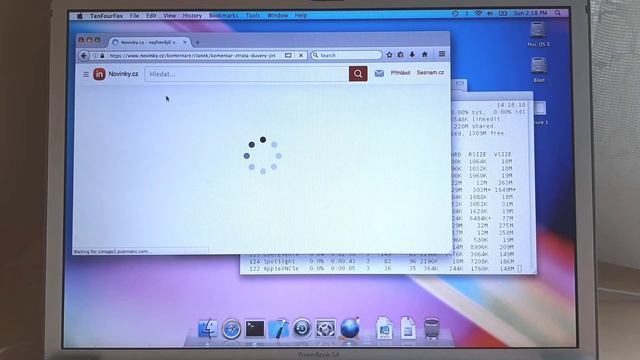 PowerBook G4 - Mac OS X Leopard: Geekbench, prohlížení webu, Office (2) смотреть онлайн