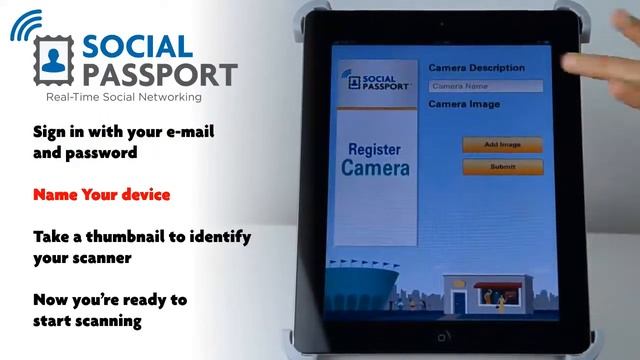 How to Register a Merchant Scanner with Social Passport for iPad смотреть онлайн