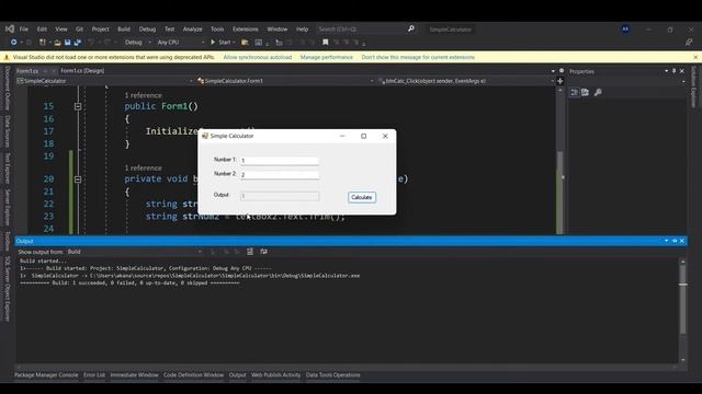Simple Calculator (C#, Windows Forms Application) - Problem--Solving 01 смотреть онлайн