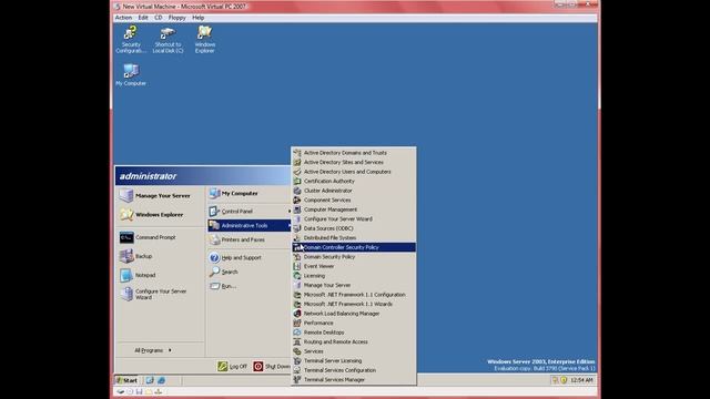 How To Disable Password Policy in Windows server 2003 смотреть онлайн