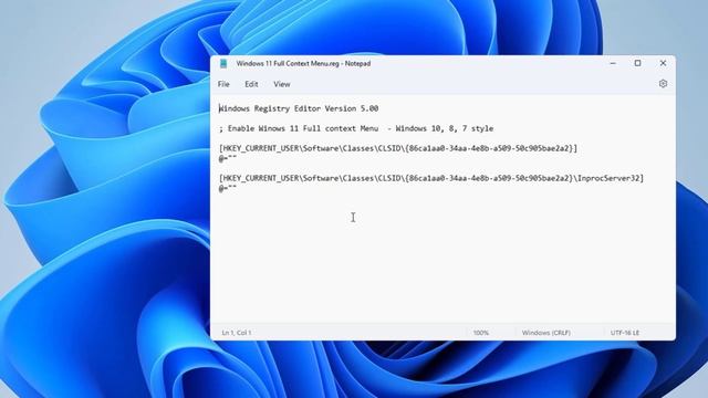 Full context menu in Windows 11. Enable classic right-click смотреть онлайн