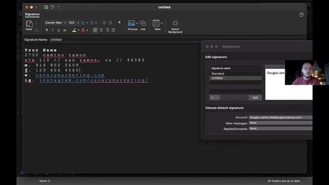 Outlook Mac HTML Signature Add смотреть онлайн