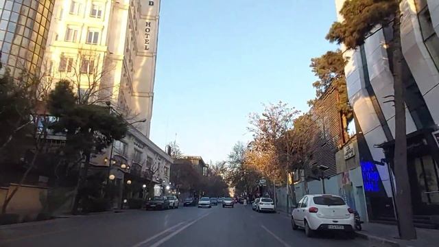 IRAN Driving Tour In Pasdaran Ave On Tehran ایران