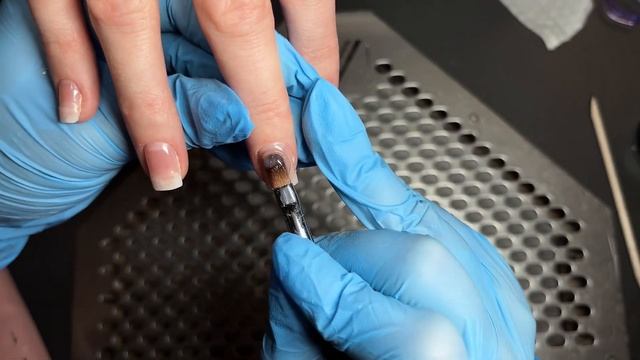 Как из овала сделать квадрат без наращивания | МК по укреплению гелем и форме квадрат смотреть онлайн