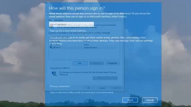 Fix Can’t Add New User Account on Windows 10 смотреть онлайн